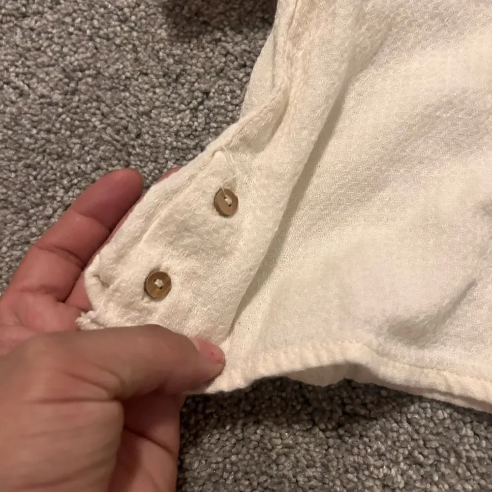 Cute linen baby outfit